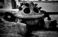 Spielschildkröte auf einem Spielplatz in Potsdam